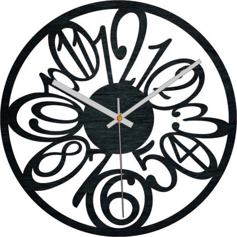 Unique clock numbers for extravagant interior -...