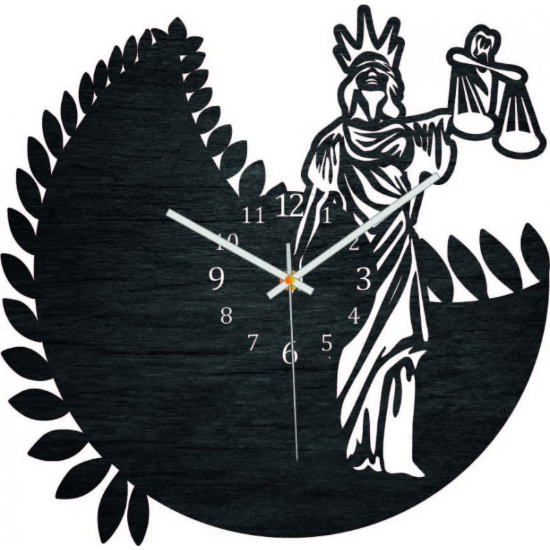 Clock sign of the zodiac - Libra - both black...