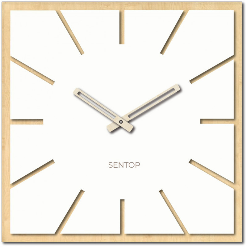 Wooden wall clock made of HDF MAPLE - up to 50...