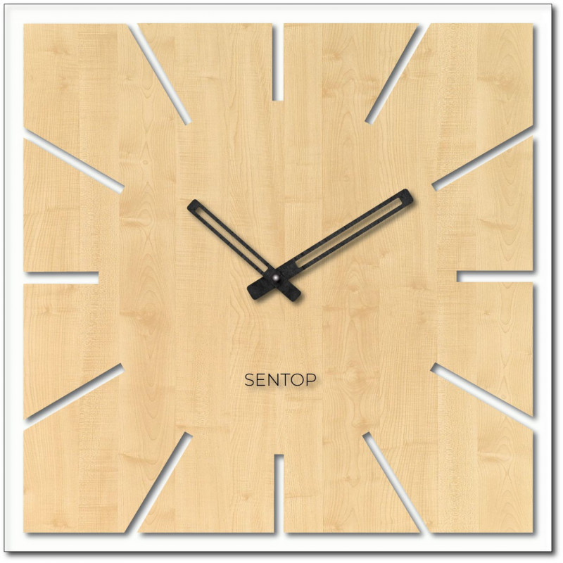 Wooden wall clock made of HDF MAPLE - up to 50...