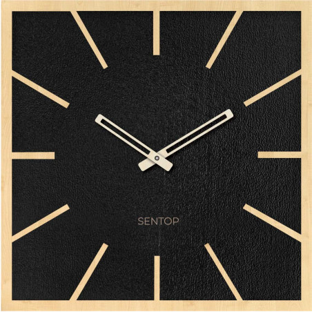 Wooden wall clock made of HDF MAPLE - up to 50 x 50 cm | HDFK022