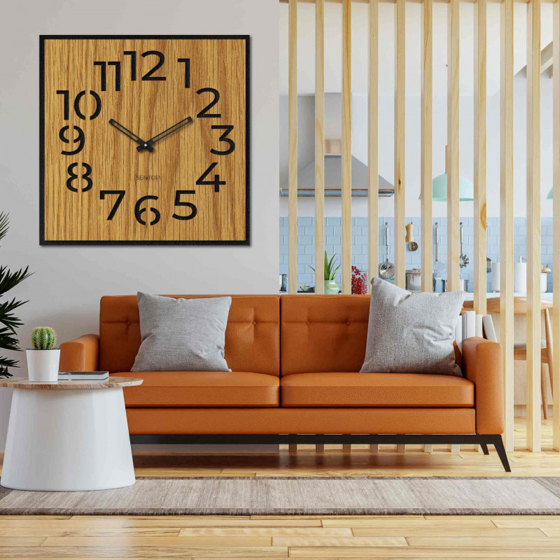 Wooden wall clock - Sentop | HDFK024 | Oak