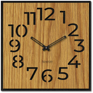 Wooden wall clock - Sentop | HDFK024 | oak 2