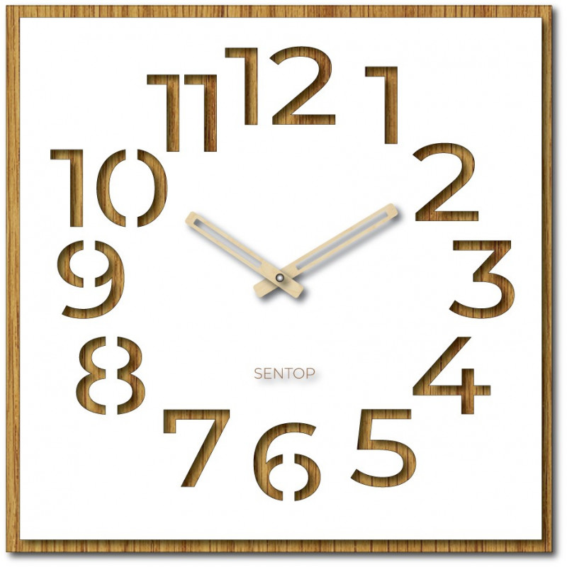 Wooden wall clock - Sentop | HDFK024 | oak