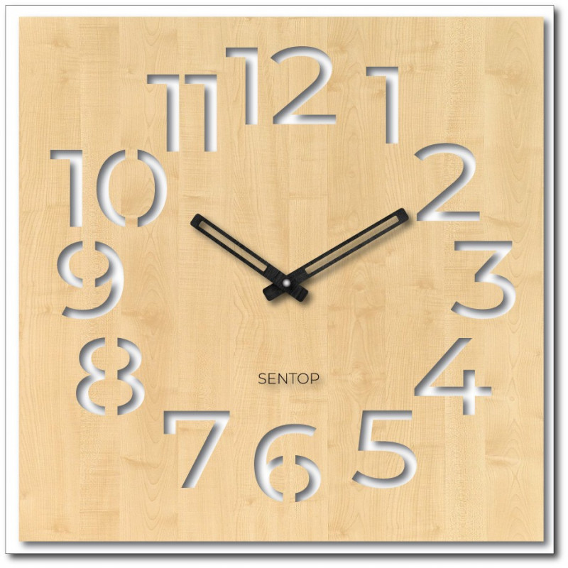 Wooden wall clock