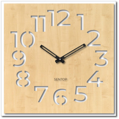 Wooden wall clock