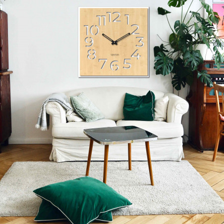 Wooden wall clock