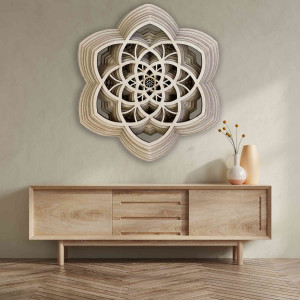 3D image Sentop Mandala of peace natural up to 90 x 100 cm