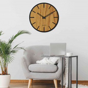 Wooden wall clock |HUWE