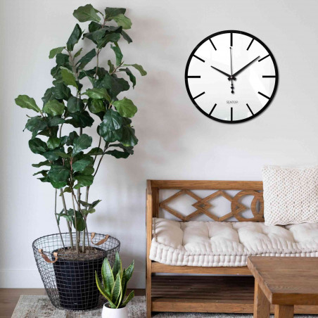 Double-layer plexiglass wall clock