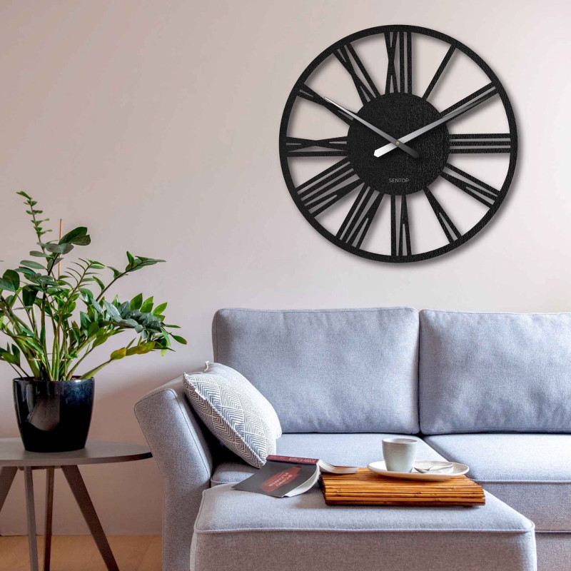 Elegant large Roman wall clock - 80 cm