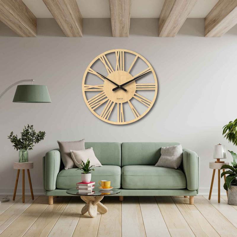 Elegant large Roman wall clock - 80 cm