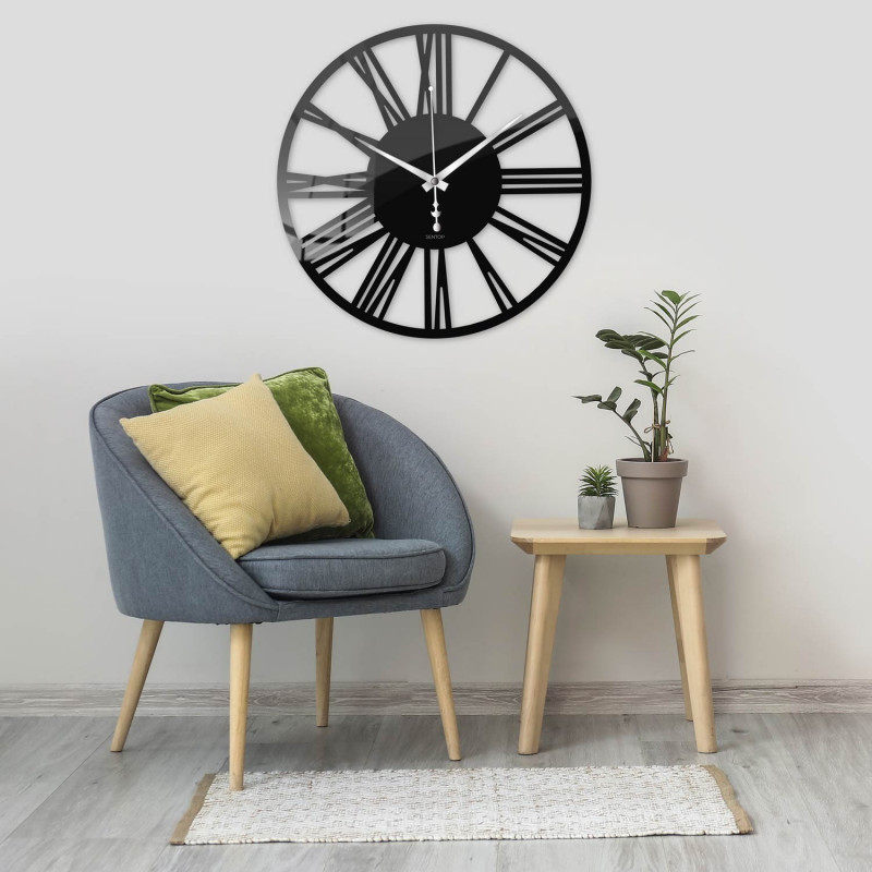 Plexiglass wall clock