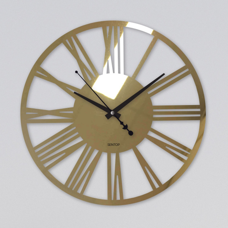 Plexiglass wall clock