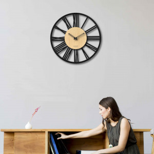 Wall clock Roman numerals - Sentop | HDFK028 | maple 2