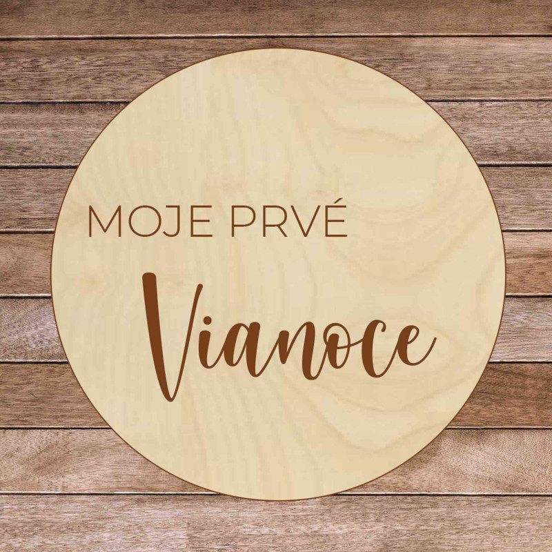 Wooden Milestone - My First Christmas 1 pcs