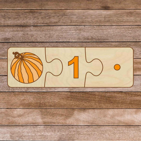 Children's wooden puzzle - Three-piece puzzle 30 pieces | GOLBIT