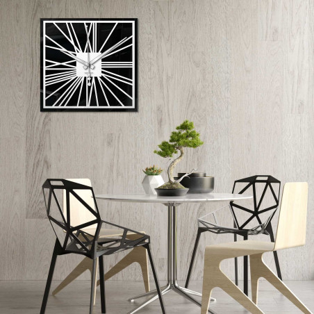 Plexiglass Mirror Wall Clock - Double Layer