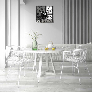 Plexiglass wall clock