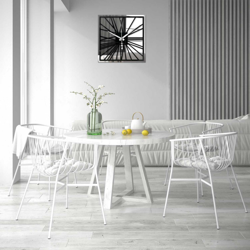 Plexiglass wall clock