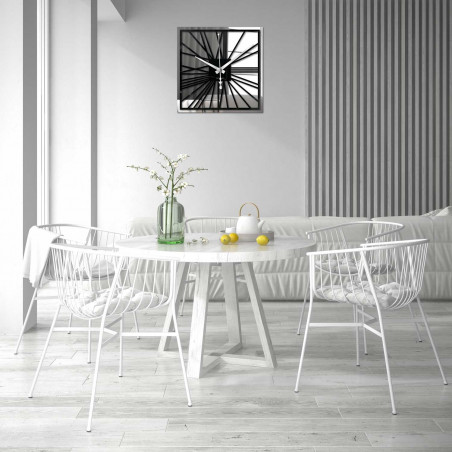 Plexiglass wall clock