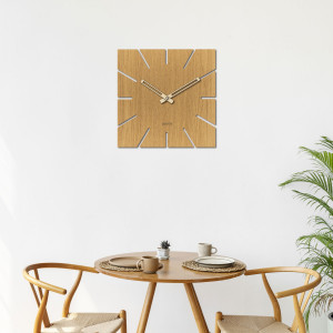 Square wooden wall clock | PURE 2