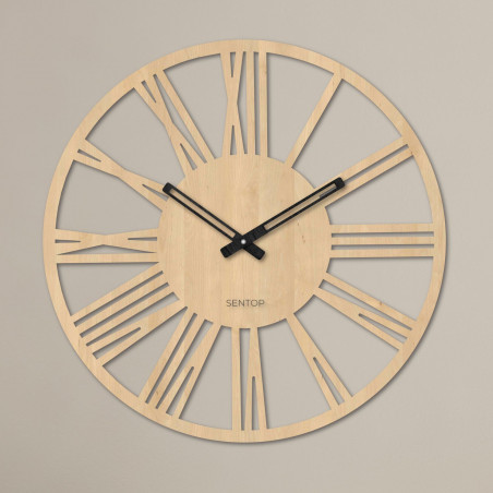 Modern wooden Roman wall clock - 30 to 50 cm - ROMA