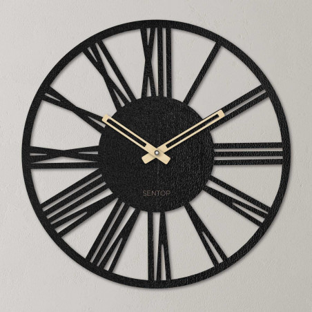 Modern wooden Roman wall clock - 30 to 50 cm - ROMA