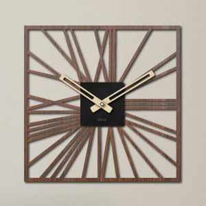 Wooden wall clock