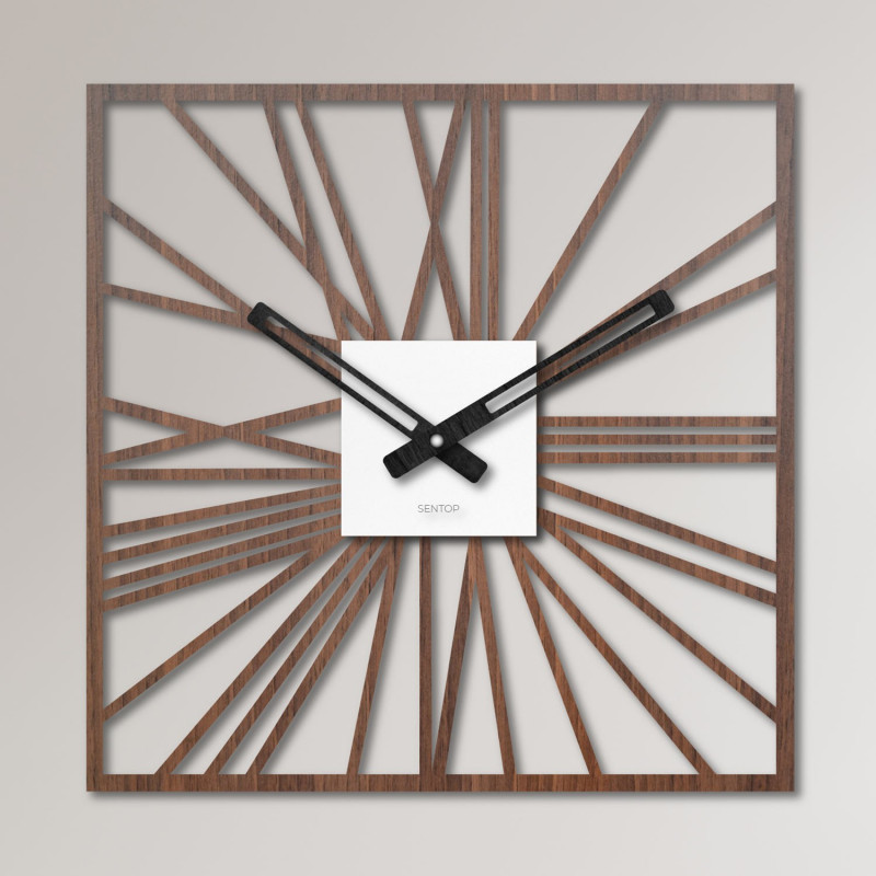 Wooden wall clock