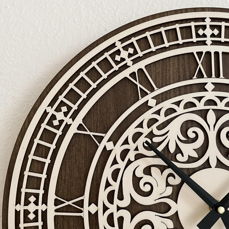 Elegant wooden wall clock - Sentop | PR0463 |...