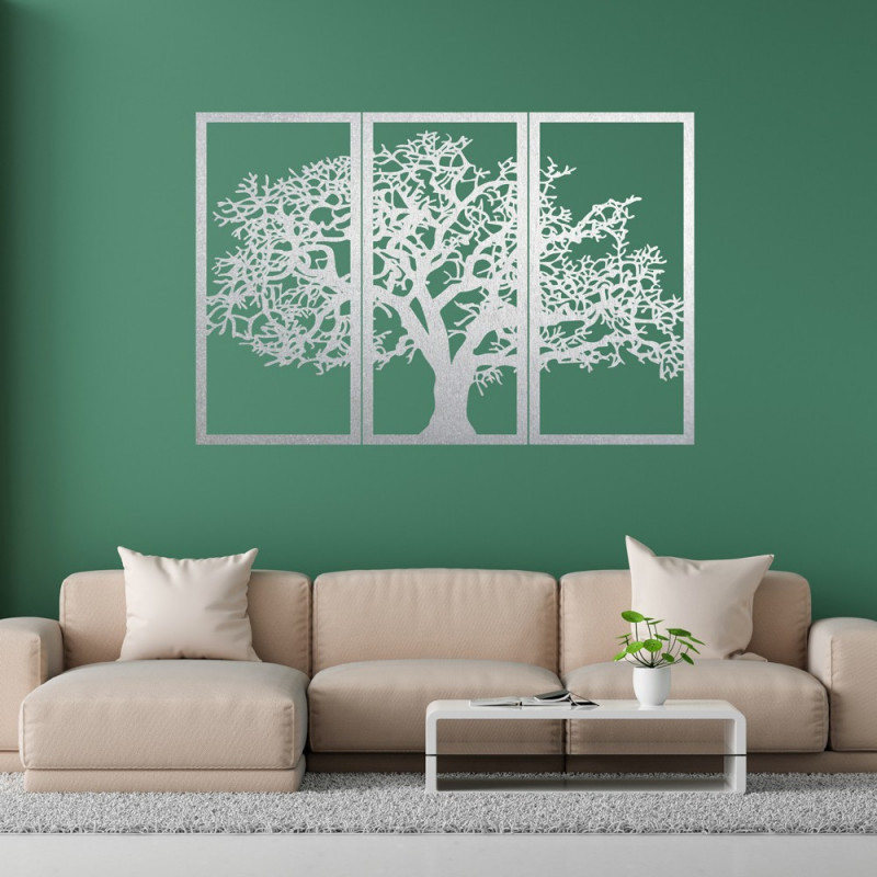 Wooden wall painting 3 pieces