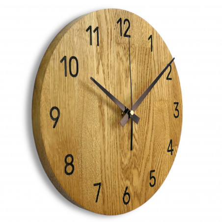 Elegant clock made of high-quality oak wood Elegant clock made of high-quality oak wood