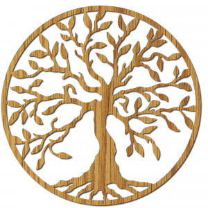 Wooden decoration for the wall, tree of life for the wall...