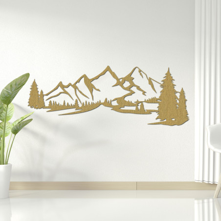 Wooden paintings with natural motifs are more than just an elegant wall decoration