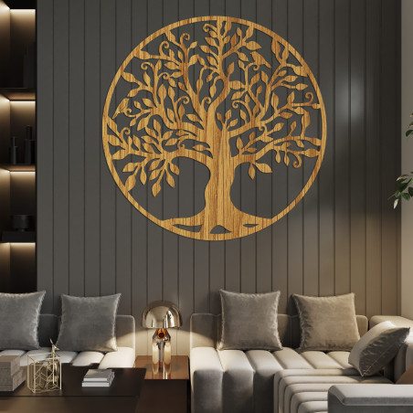 Wall painting Tree of Life | Unique decoration for the living room