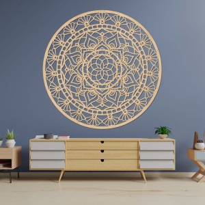 Wooden Mandala – Flower of Life
