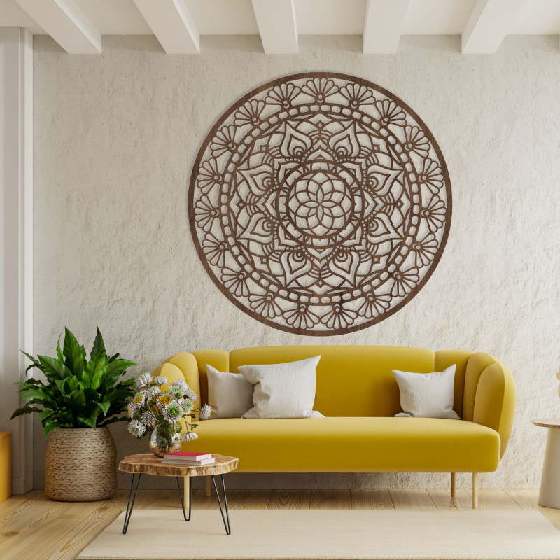 Wooden Mandala - Flower of Life