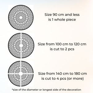 Wooden mandala on the wall - Poet 2