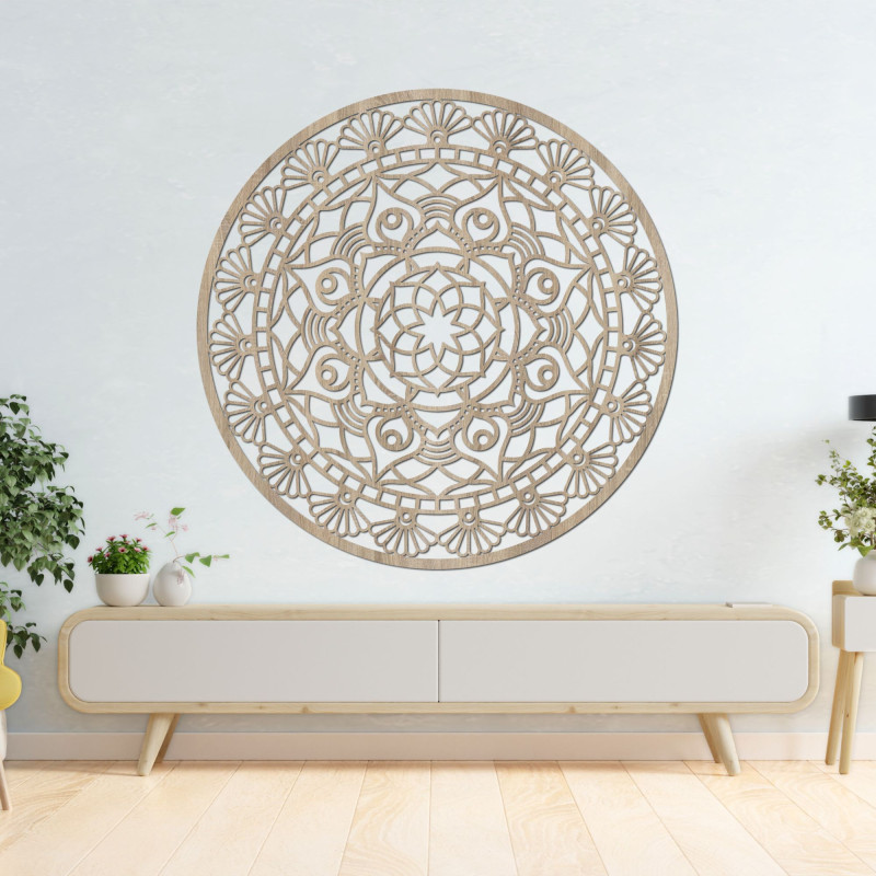 Carved Mandala - Flower of Life