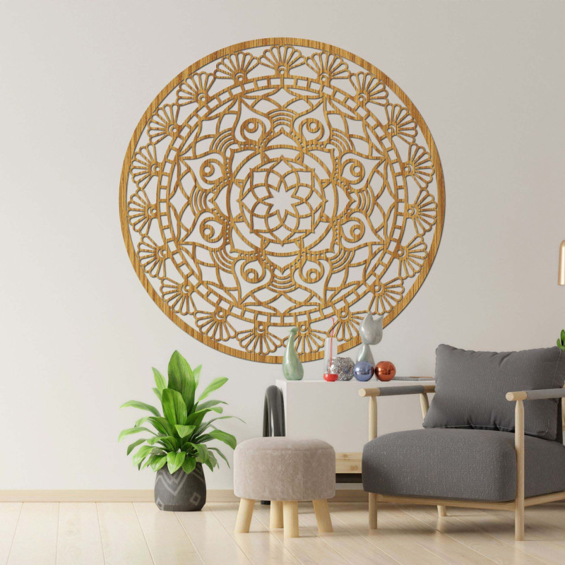 Carved Mandala - Flower of Life