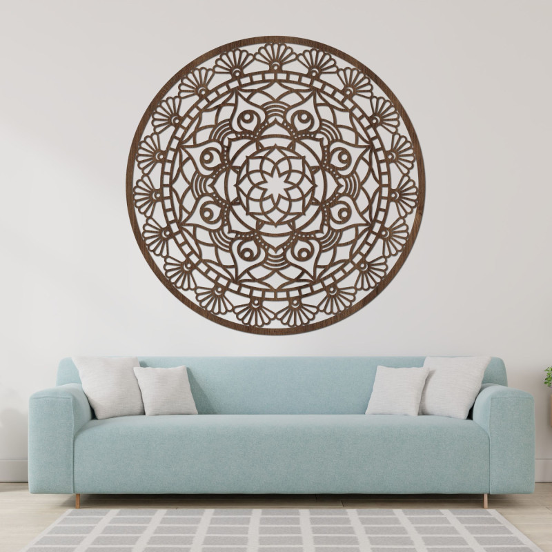 Carved Mandala - Flower of Life