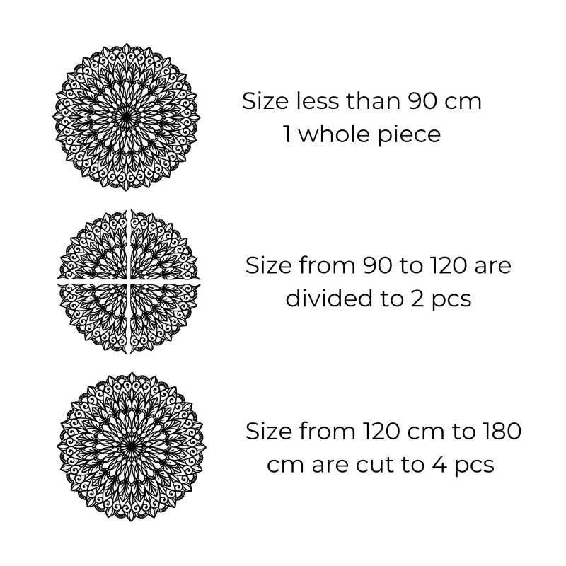 Wooden mandalas are more than just elegant wall decoration - they symbolize harmony, unity and sensitivity, spiritual growth.