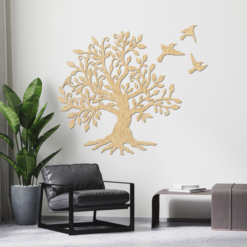 Wooden painting - Harmony of nature