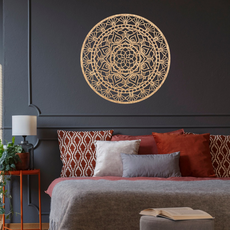 Wooden mandala for wall - Aura Design