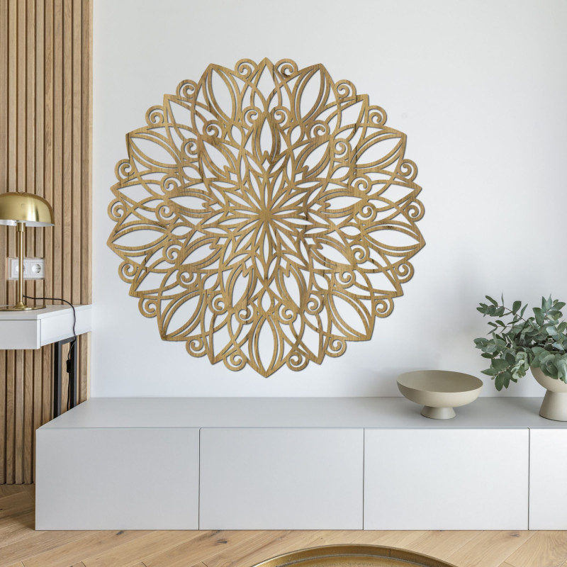 Mandala on the wall - symbol of balance and beauty - REBUSS