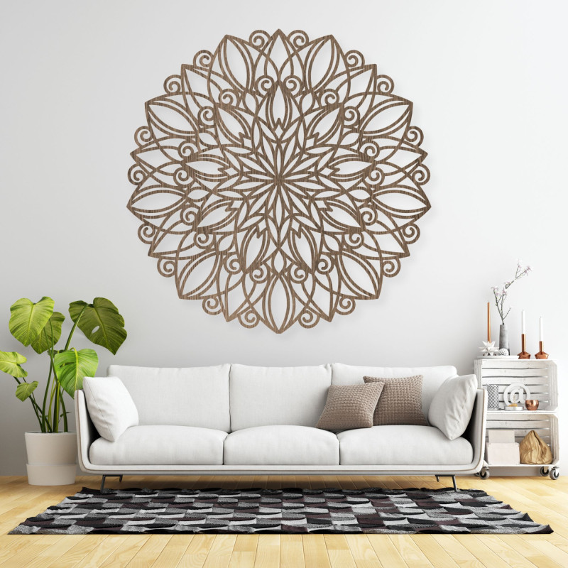 Mandala on the wall - symbol of balance and beauty - REBUSS