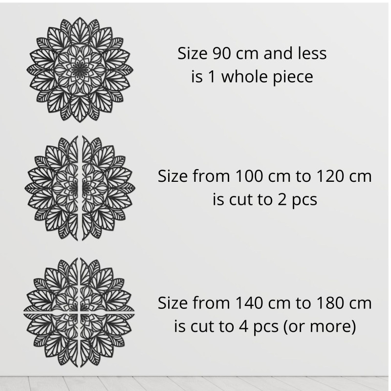 Wooden mandala for the wall, wooden decoration