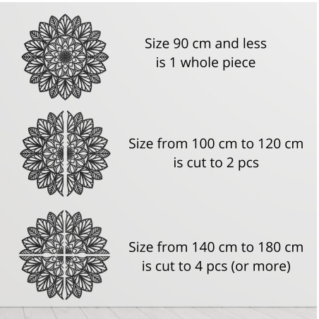 Wooden mandala for the wall, wooden decoration