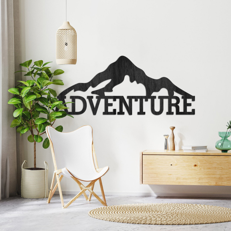 Carved wood painting - ADVENTURE